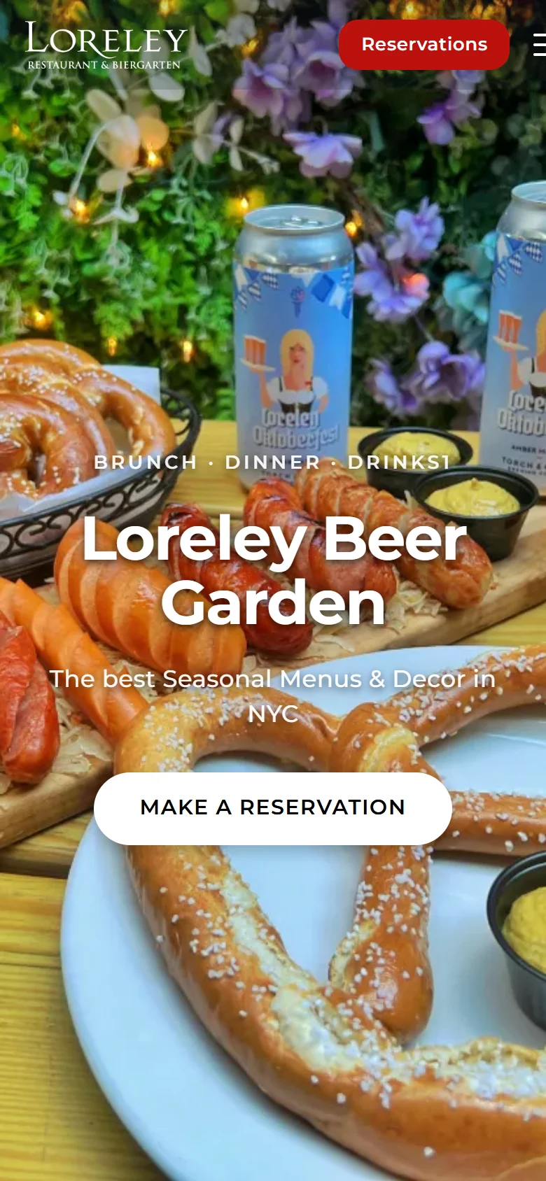 loreleynyc.com on a phone