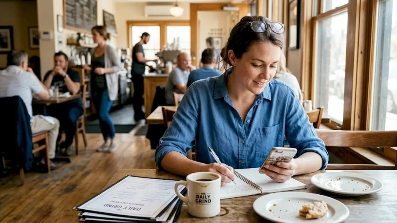 Restaurant owner plans social media strategy