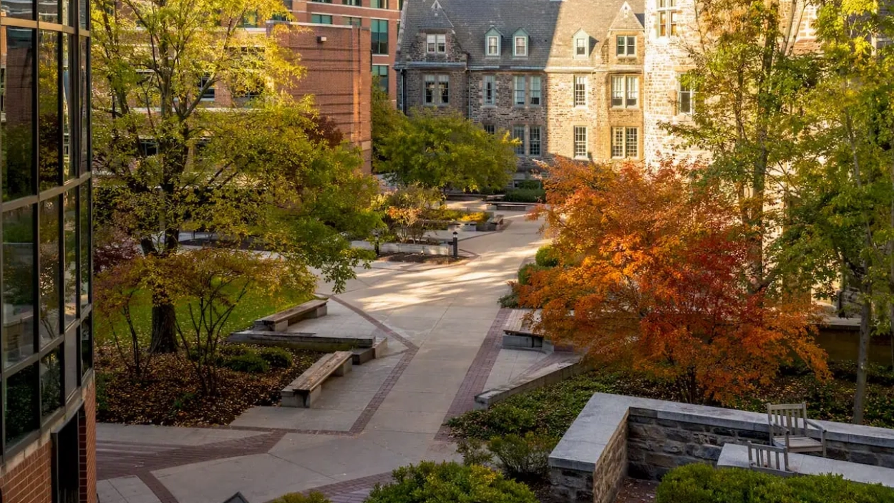 Private college campus near New York City